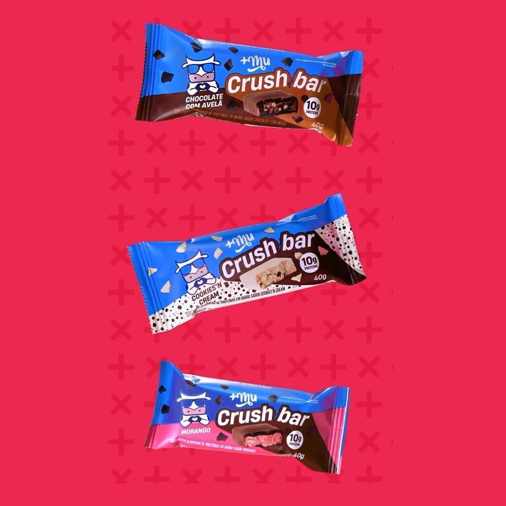 Miniatura Crush Bar Sabor Cookies'N Cream - Mais Mu 480G