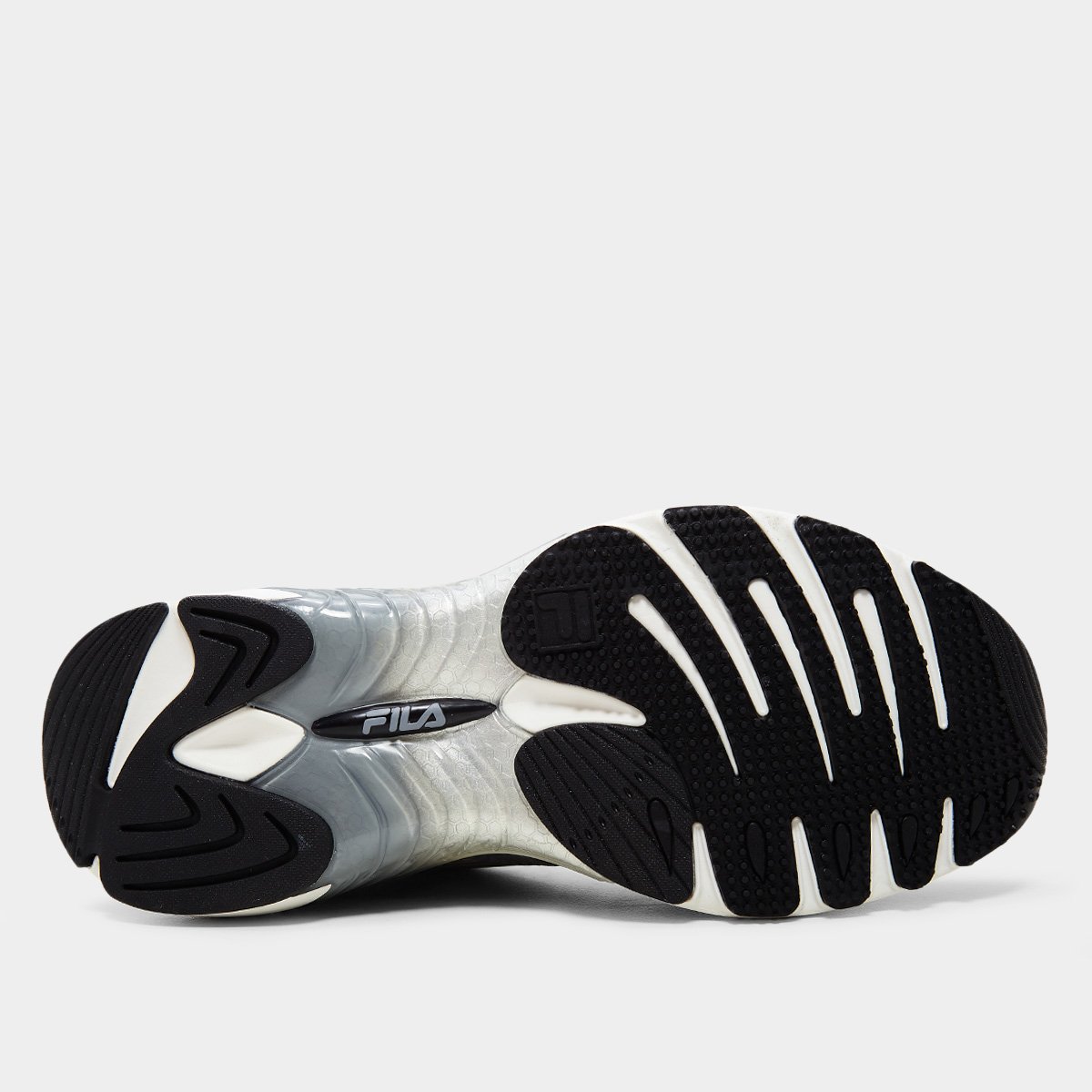 Miniatura Tênis Fila Blur 2 Feminino Cinza+Branco - 34