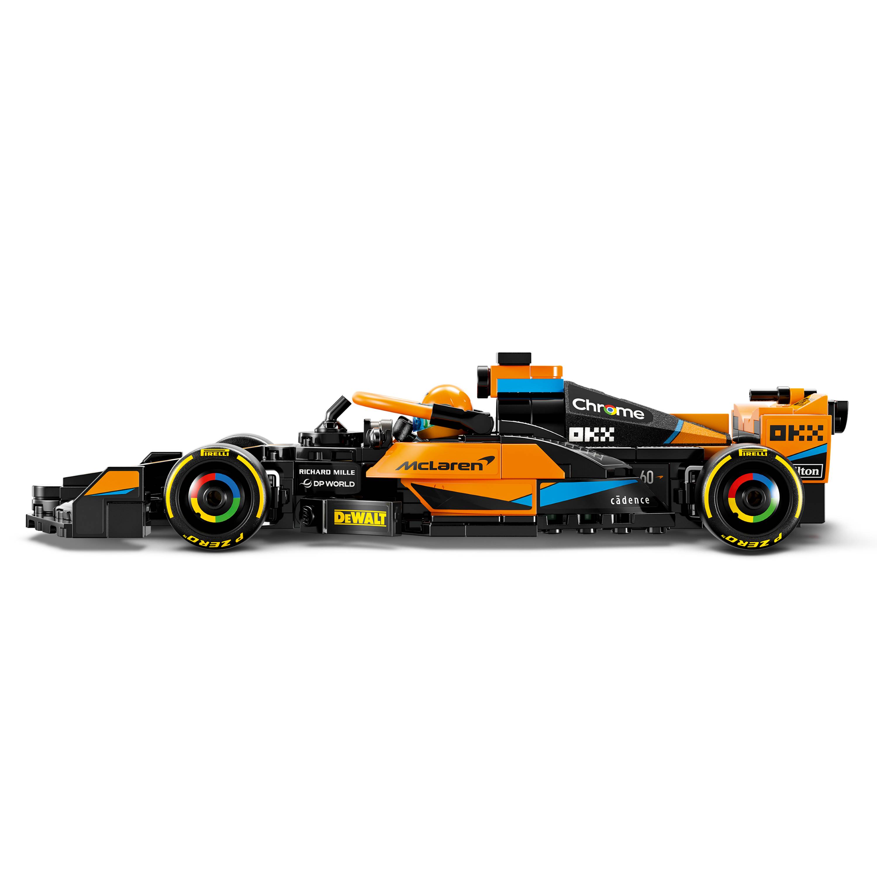 Miniatura LEGO Speed Champions - Carro de corrida de Fórmula 1 da McLaren 2023