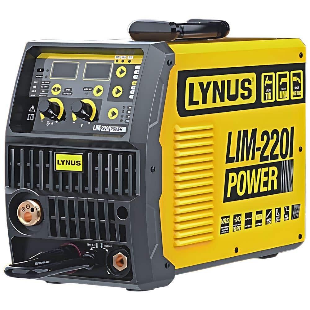 Miniatura Solda Multiprocessos Mig/Tig/Eletrodo Bivolt LIM-220I LYNUS Bivolt