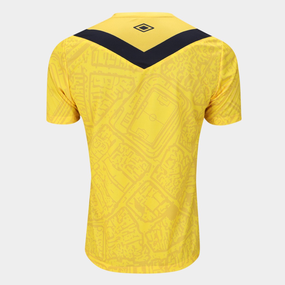 Miniatura Camisa Santos III 2024 s/n° Torcedor Umbro Masculina Amarelo+Preto - EGG