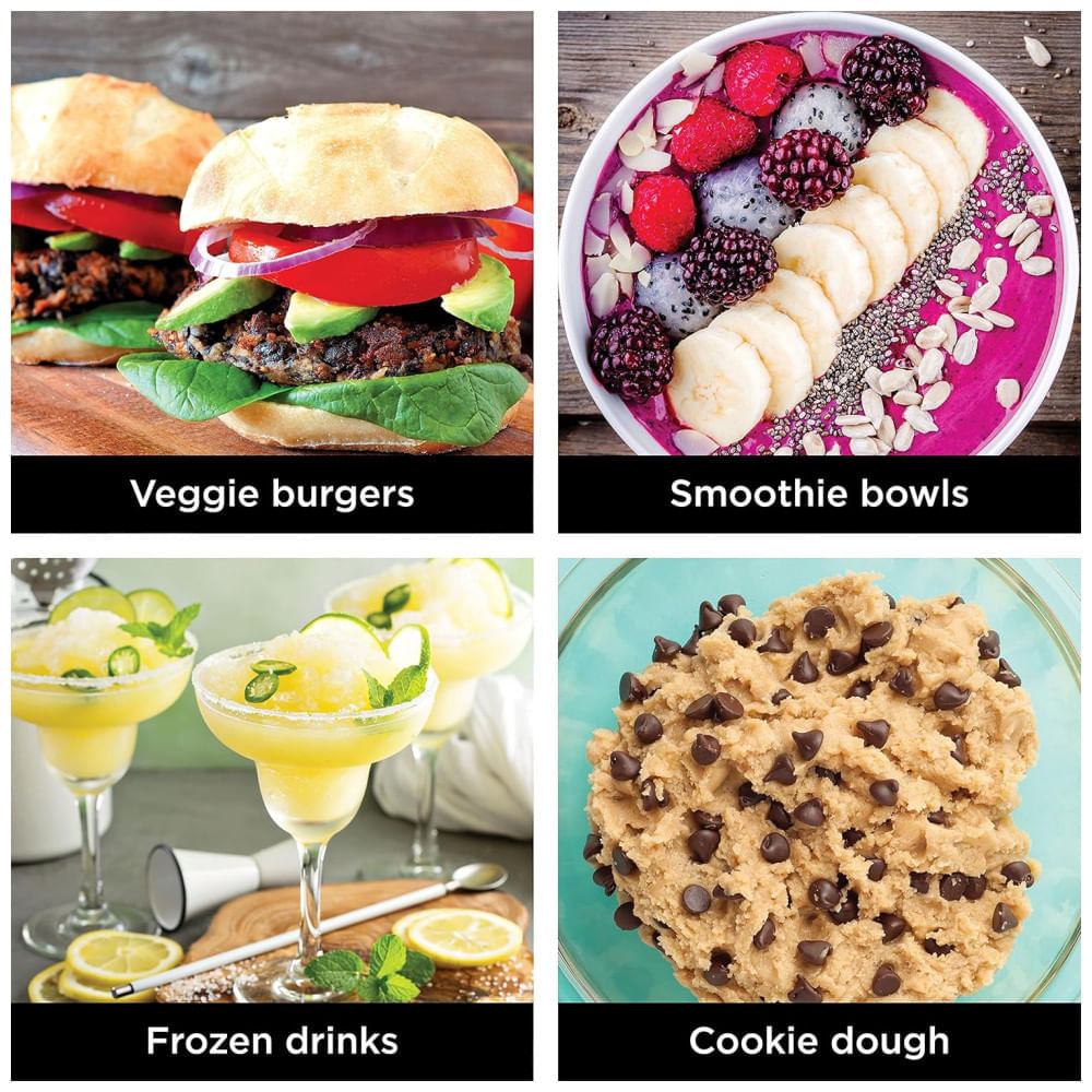 Liquidificador Ninja Foodi Power Blender Processor System com Fabricante de Smoothie Bowls e Extrator de Nutrientes, Edição Canadense,