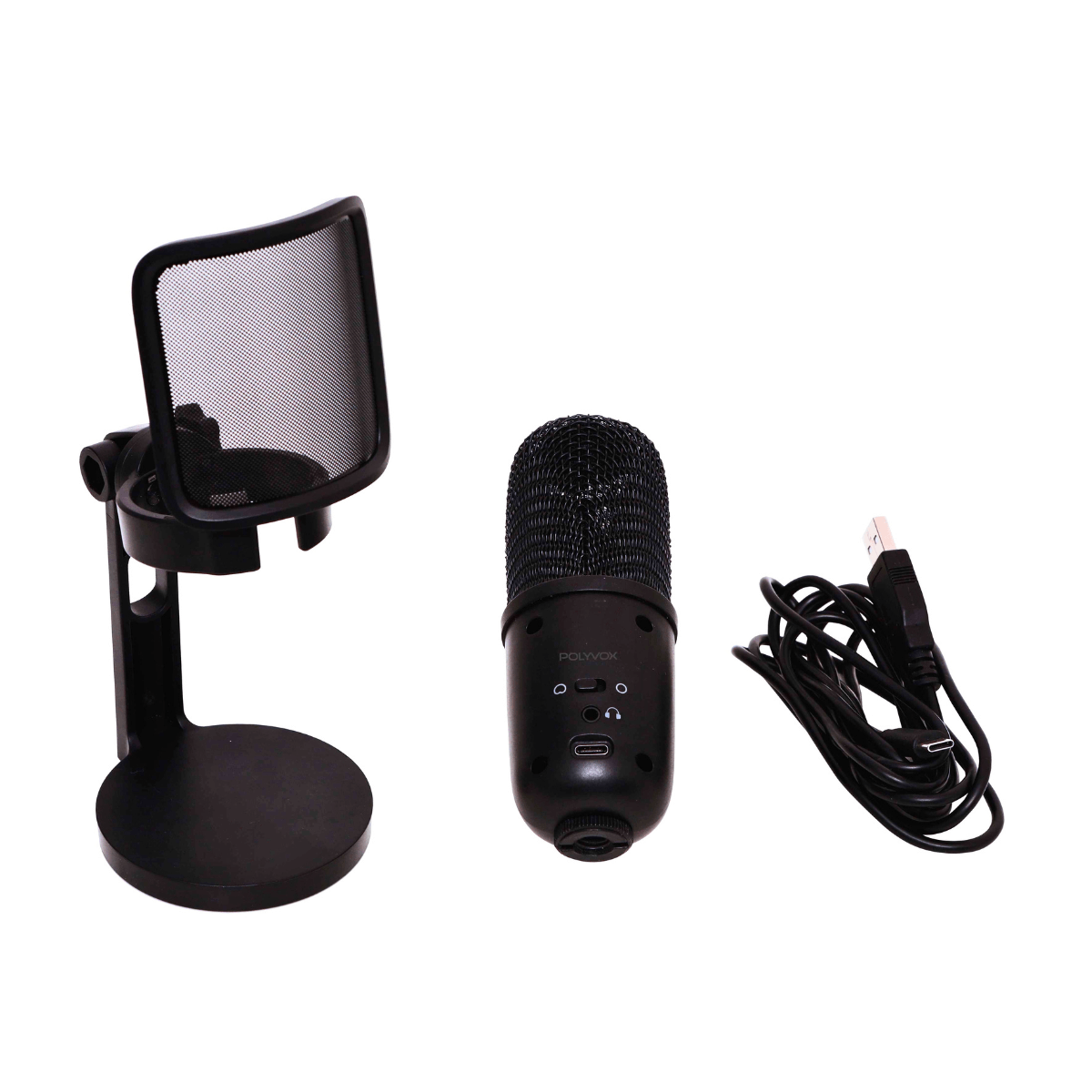 Miniatura Microfone XP-500 Polyvox Usb Estudio Gravação Profissional
