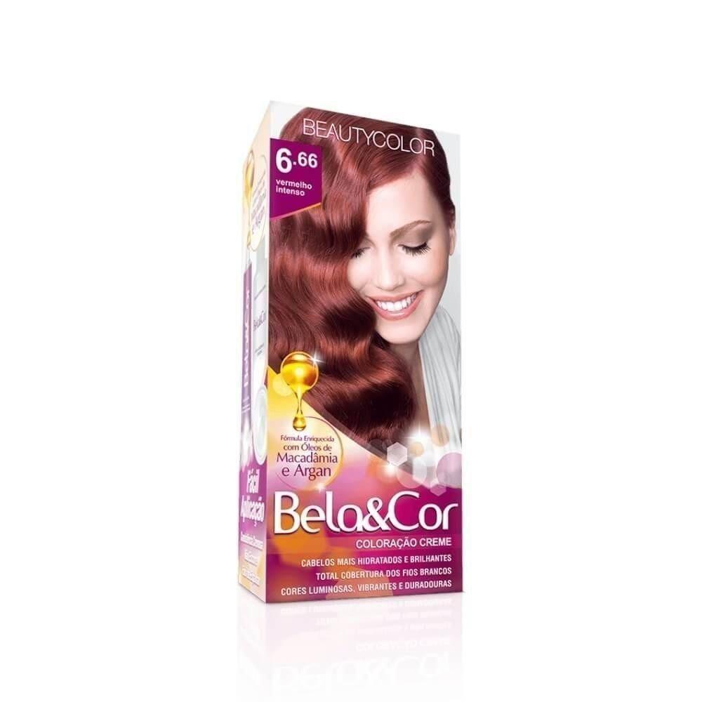 Miniatura Bela & Cor Tinta Creme 6.66 Vermelho Intenso