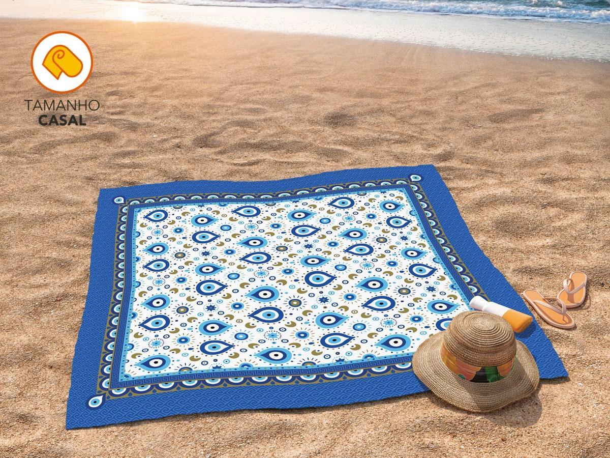 Miniatura Toalha De Praia Grande Talismã 1,50M Quadrada Areia Lepper
