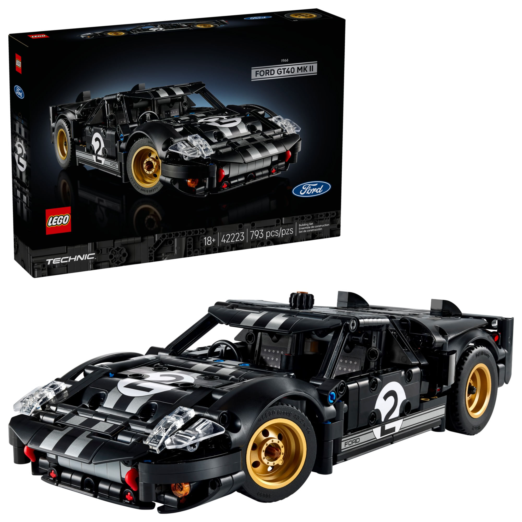 LEGO® Technic™ - Ford GT40 MKII de corrida de 1966