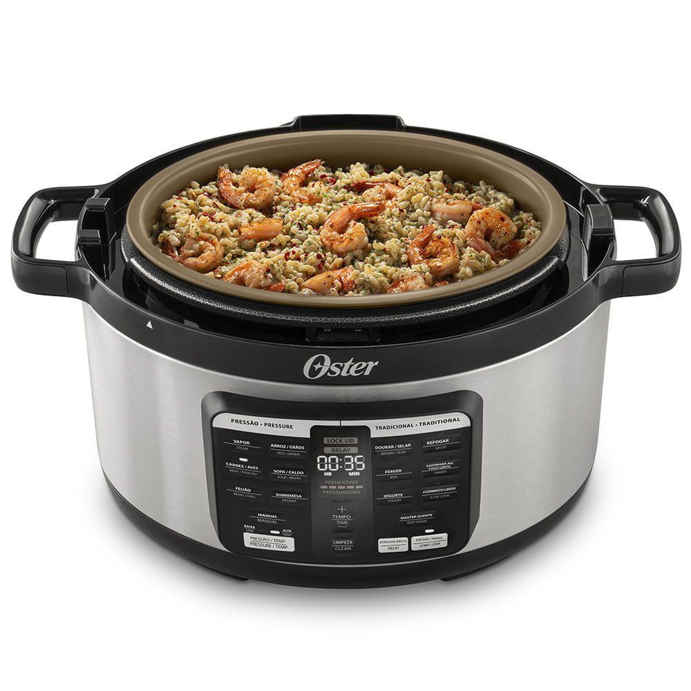 Miniatura Panela De Pressão Elétrica Multifunções 5,7L Oster 110V