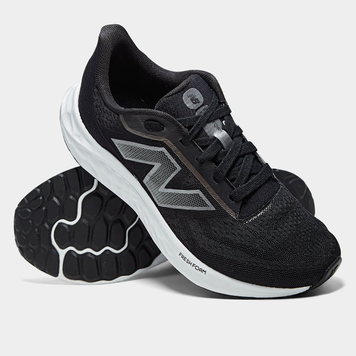 Miniatura Tênis New Balance Fresh Foam Arishi V'4 Masculino Preto+Prata - 38