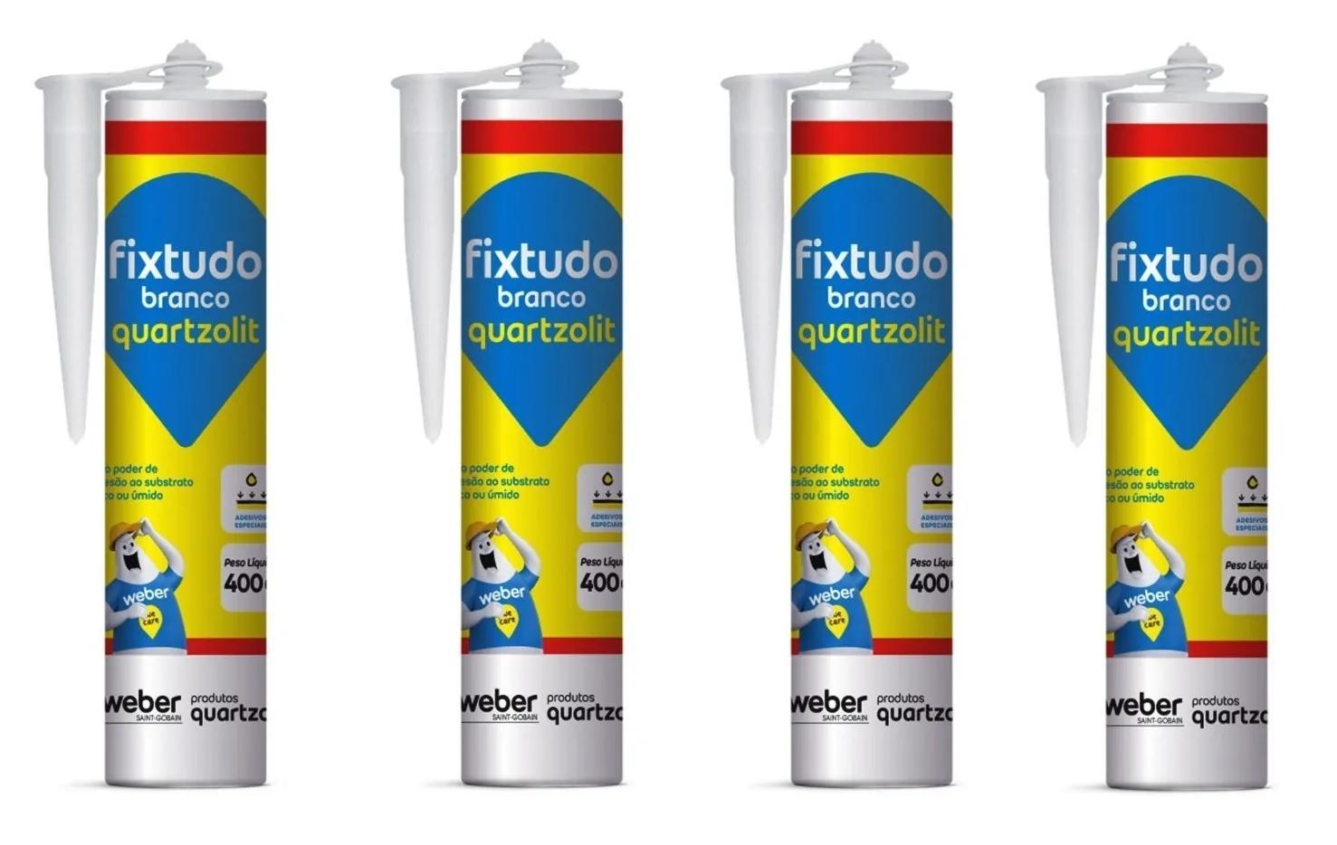 Miniatura Cola Selante Fixtudo Quartzolit - Vedações Definitivas