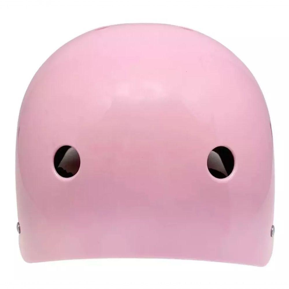 Miniatura Capacete Para Patins Skate E Bicicleta Rosa Hd Tamanho G
