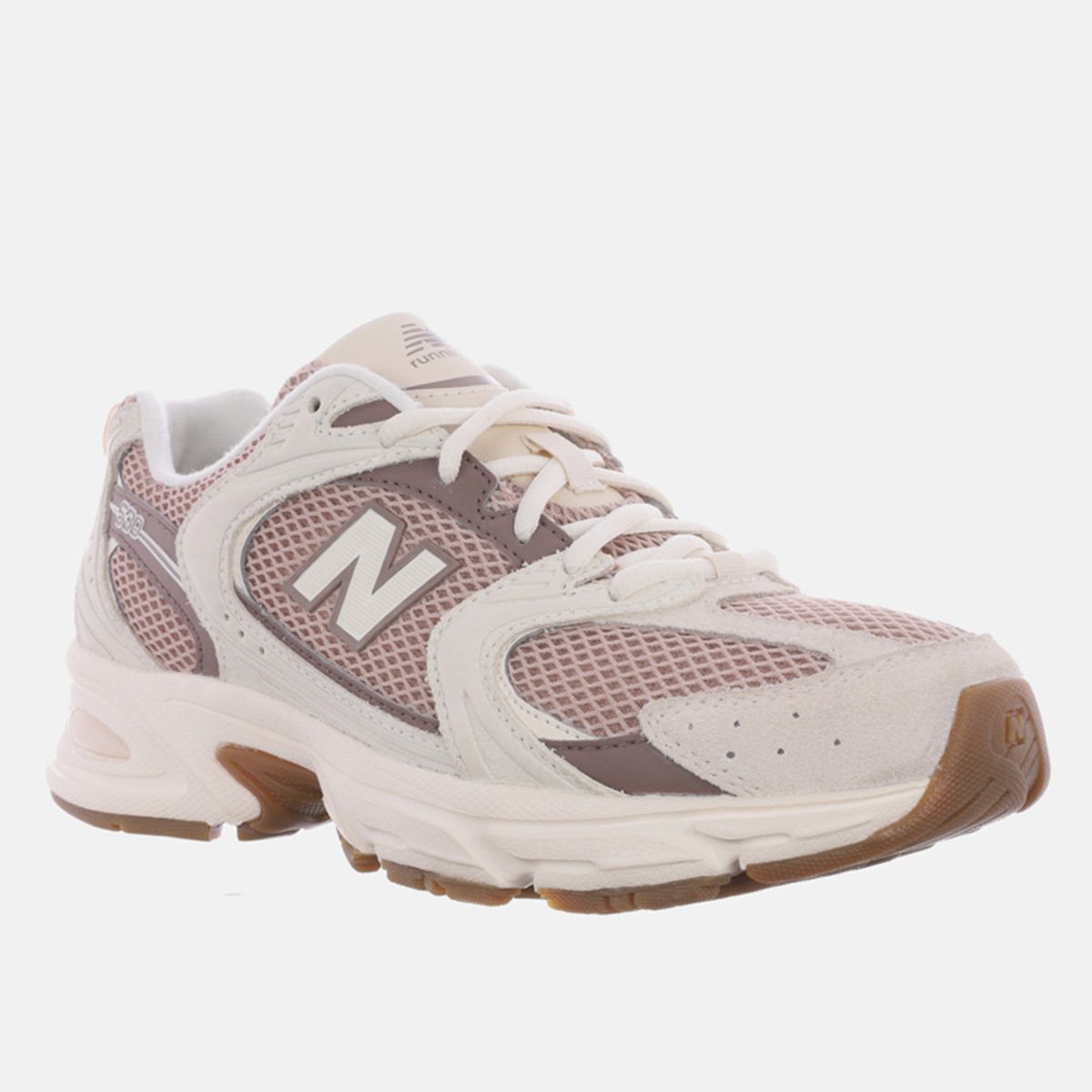 Miniatura Tênis New Balance 530 Bege+Marrom - 34