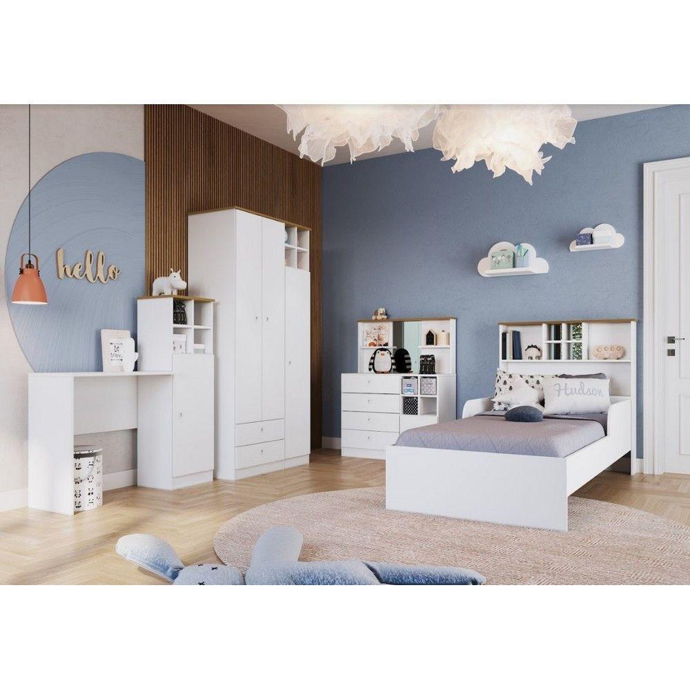 Miniatura Quarto Infanto Juvenil Completo House Art In Moveis Branco
