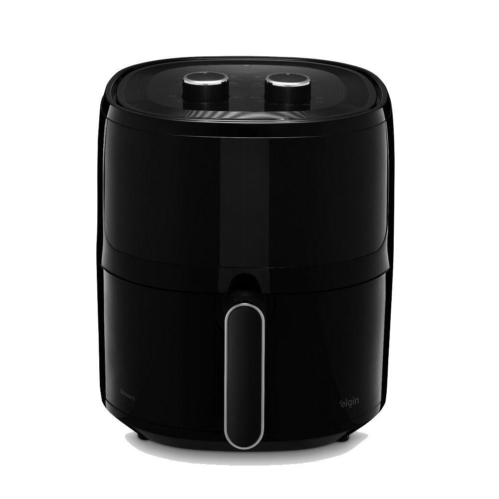 Miniatura Fritadeira Elétrica Air Fryer Elgin Space 5 5L 1700W Preto 127V