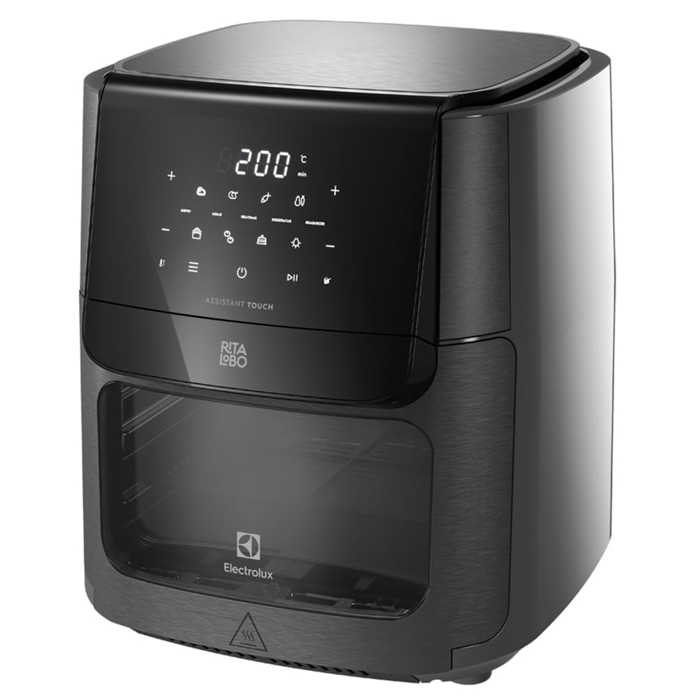 Air Fryer Electrolux por Rita Lobo 12L Digital Grafite Experience com 1700W (EAF85) 110
