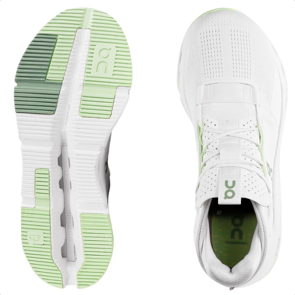 Tenis On Running Cloudnova 2 Masculino Branco / Verde - 38