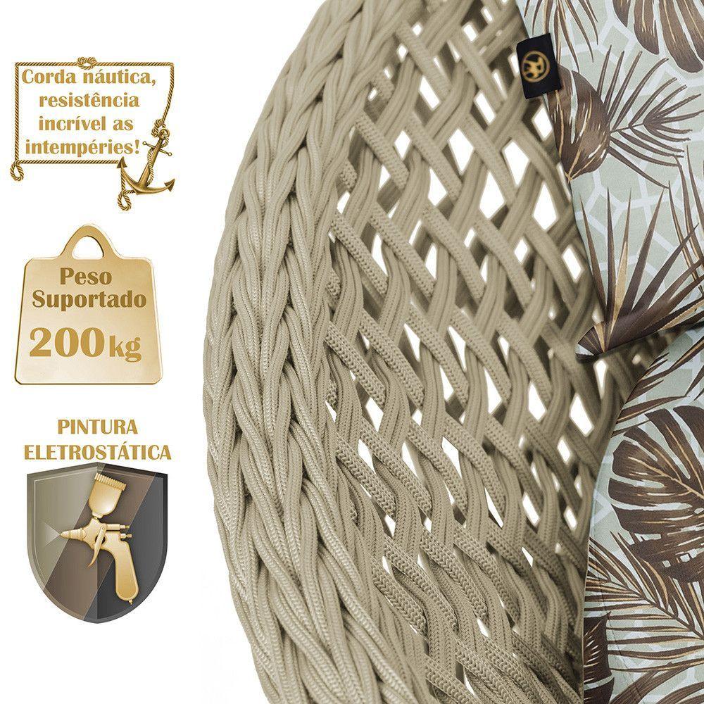 Miniatura Chaise Hungria Pintura Fendi Corda Náutica E6 Trama Original Rami