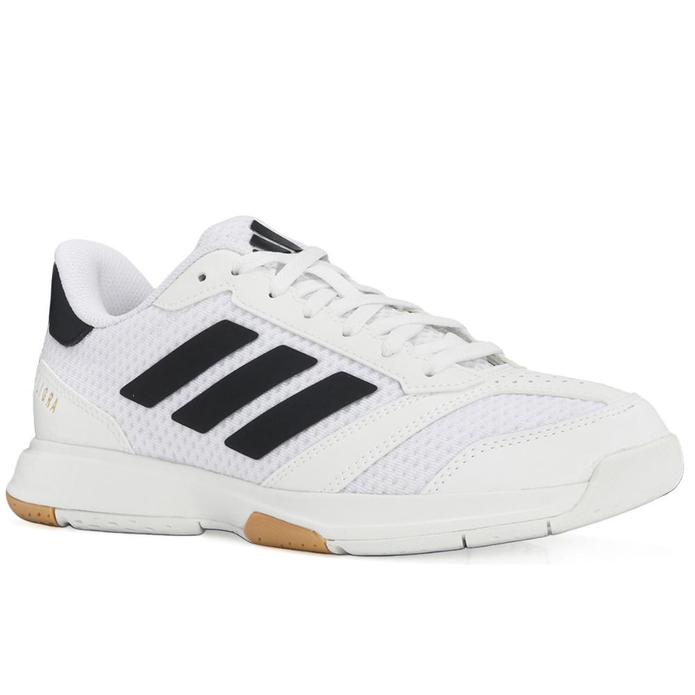 Tênis Adidas Ligra 8 Indoor Branco e Preto 34