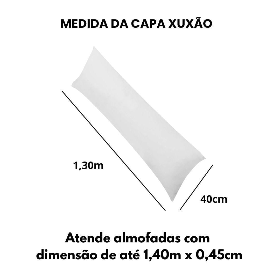 Miniatura 2 Fronhas Capas Travesseiros Xuxão Algodão Branco 1,30X0,40