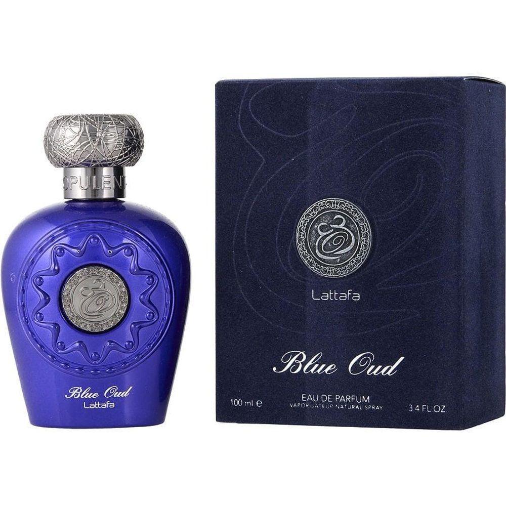 Miniatura Perfume Unisex Lattafa Blue Oud Eau De Parfum 100 Ml