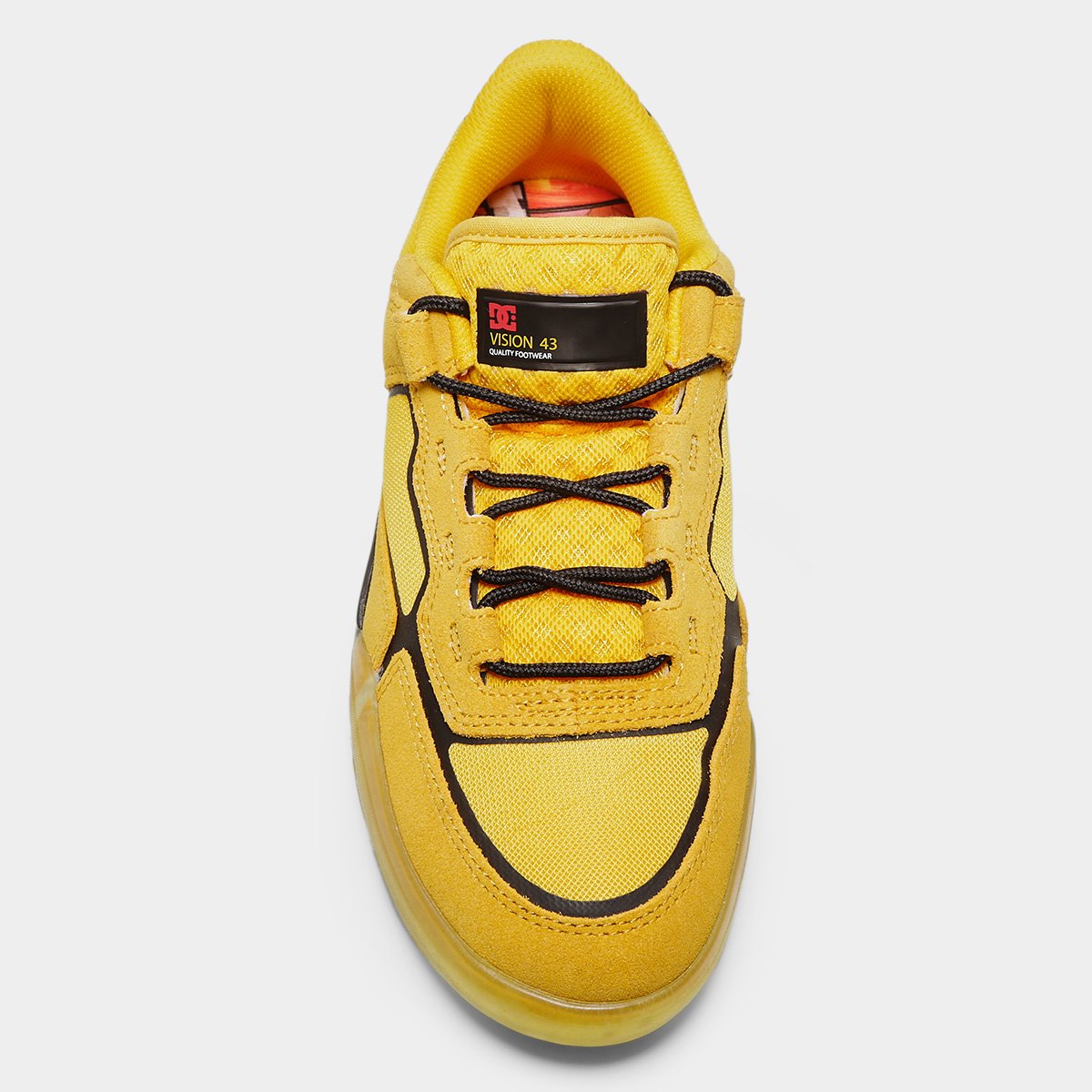 Miniatura Tênis DC Shoes Metric S Masculino Amarelo+Preto - 38