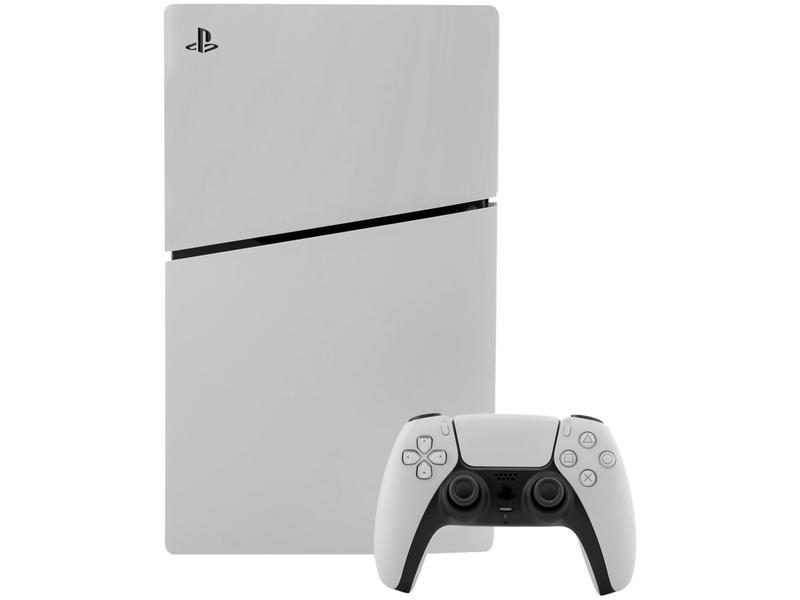 Miniatura PlayStation5 Slim 2025 1TB 1 Controle Branco Sony Edição Digital