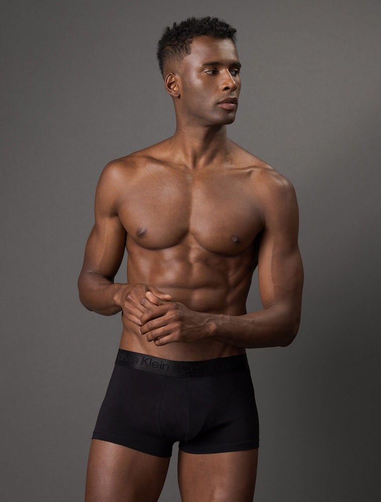 Miniatura Cueca Low Rise Trunk Pima Cotton Calvin Klein Underwear - Preto Cueca Low Rise Trunk Pima Cotton Calvin Klein Underwear Preto g