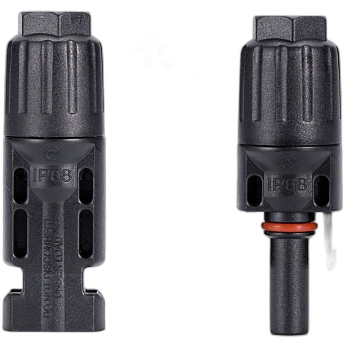 Miniatura Conector Plug Mc4 Painel Placa Cabo Solar Macho Fêmea Kit 10