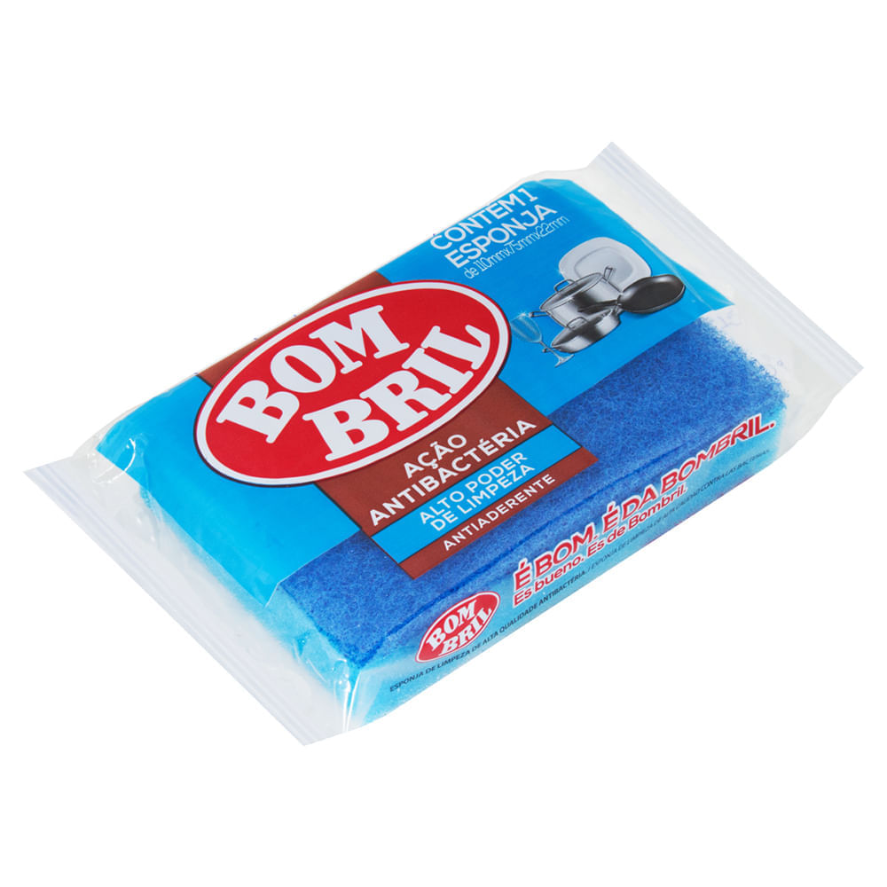 Miniatura Esponja de Limpeza Bombril Antiaderente com 1 unidade