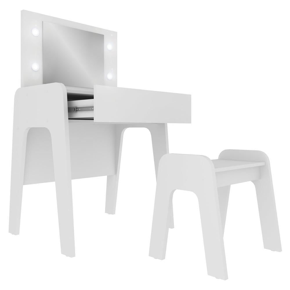 Miniatura Penteadeira Luzes De Led e 1 Gaveta Multimóveis