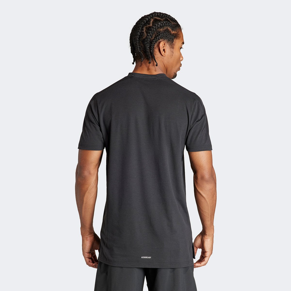 Miniatura Camiseta Adidas Design For Training Masculina Preto+Branco - G