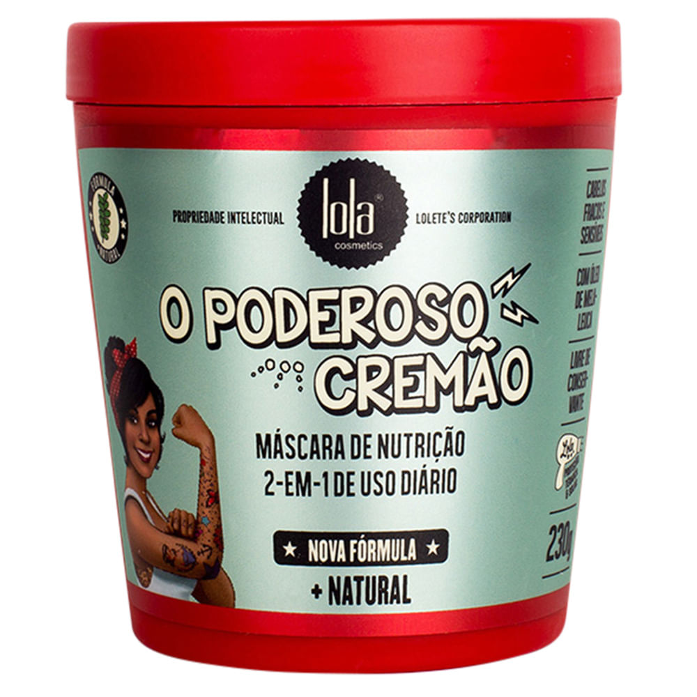 Miniatura Lola Cosmetics O Poderoso Cremão 2 em 1 - Máscara Capilar 230g