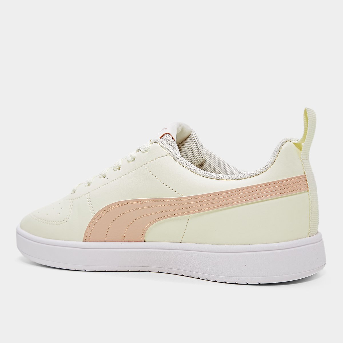 Miniatura Tênis Puma Rickie Feminino Off White+Nude - 34