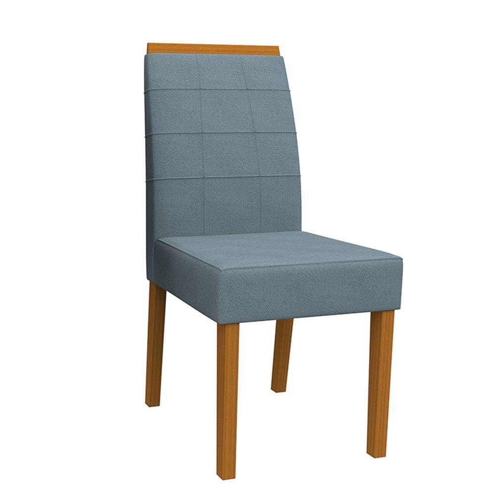 Miniatura Kit 06 Cadeiras de Jantar Aline Animalle Azul Wd26 - D'rossi