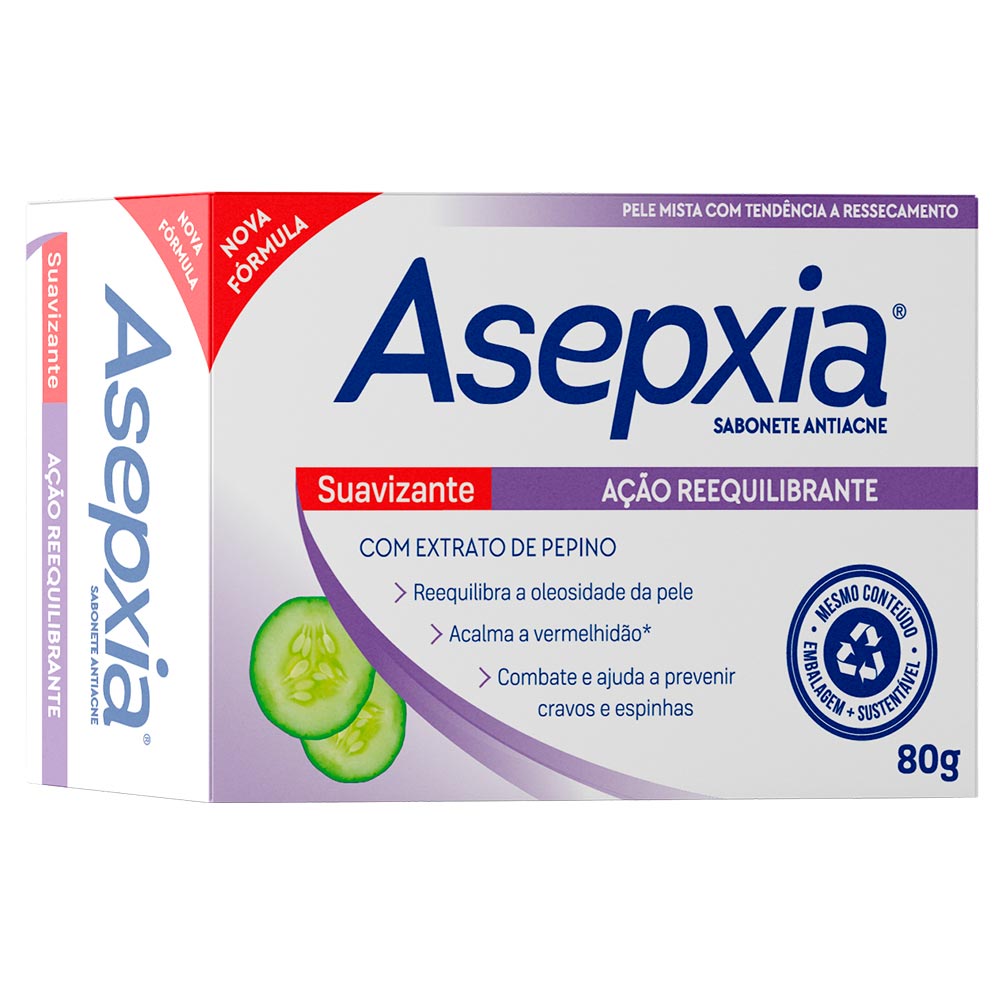 Miniatura Sabonete em Barra Asepxia - Sabonete Antiacne Suavizante 80g