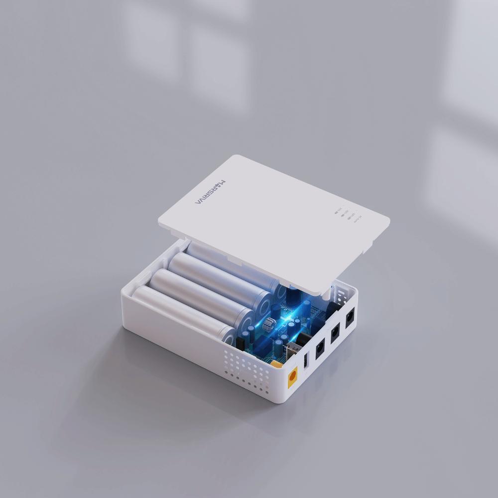 Nobreak Mini Dc Ups Marsriva Kp3 5V/9V/12V 10.000Mah