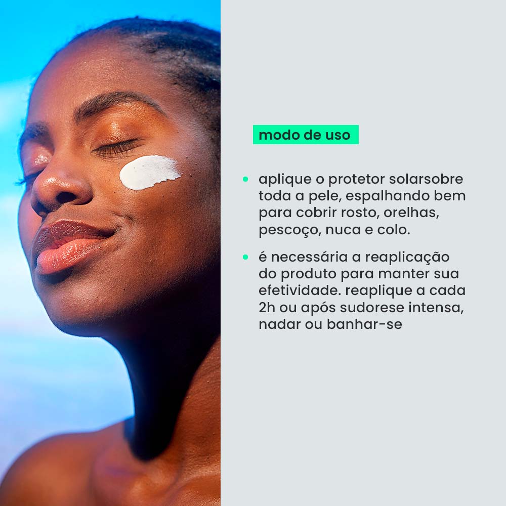 Protetor Solar Facial Toque Seco Sallve FPS50 40g