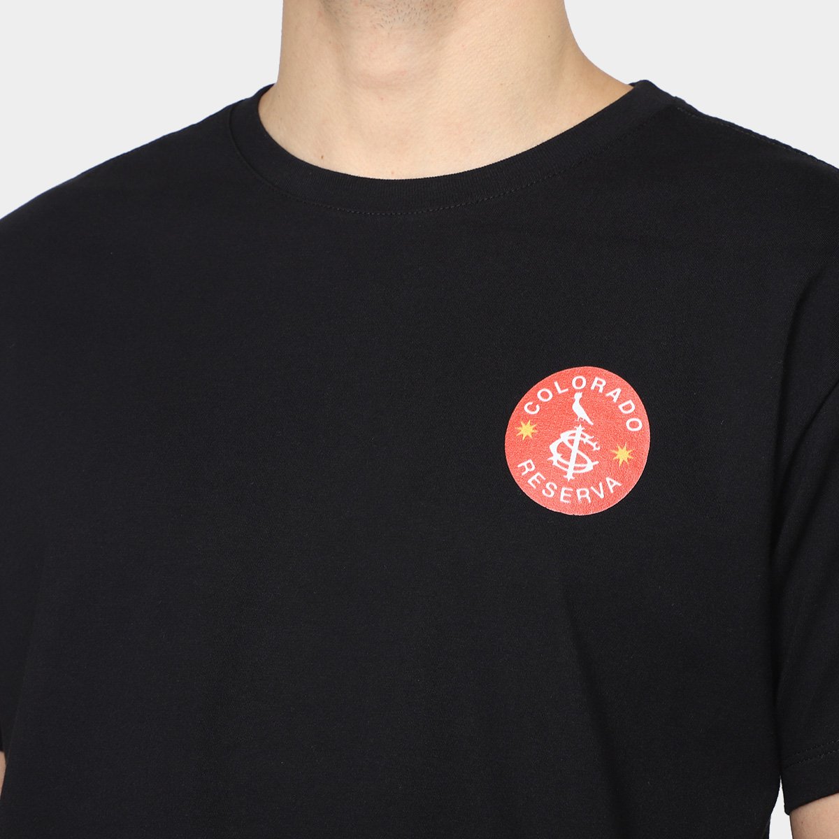 Miniatura Camiseta Internacional Reserva Colorado Masculina Preto - G