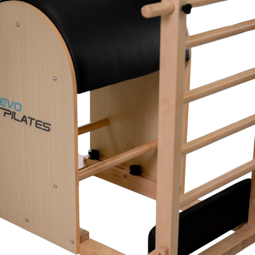 Miniatura Aparelho De Pilates Ladder Barrel White Maple Evo Pilates