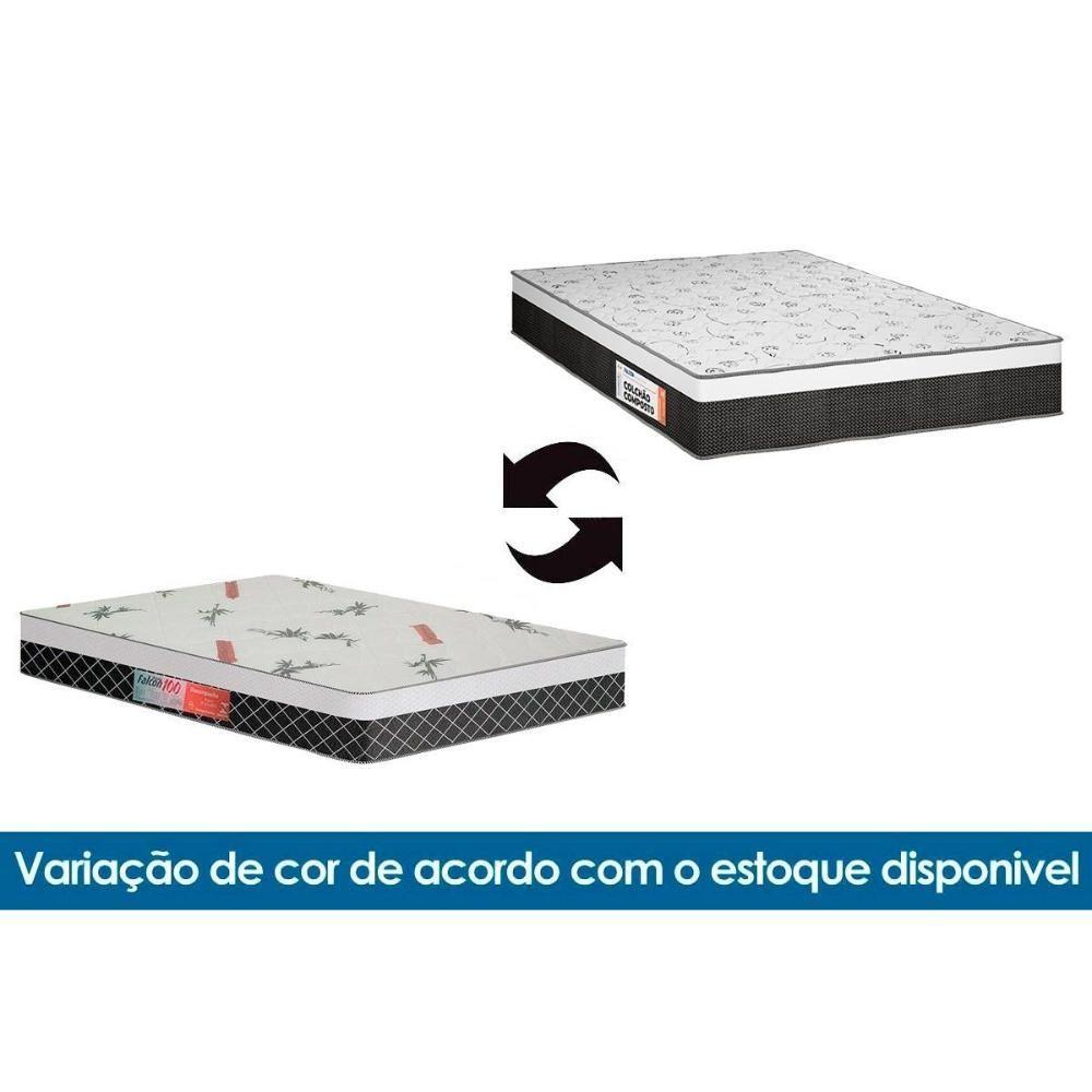 Colchão Solteiro Espuma D28 - Ag 65 Falcon Ultra Firme Euro Pillow (88x188x20) - Plumatex