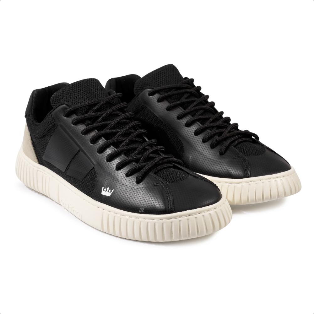 Miniatura Tênis Osklen Riva Fusionado Masculino Preto / Cinza - 39