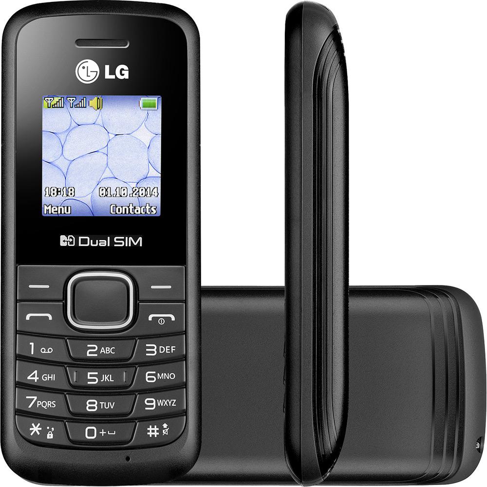 Miniatura Celular Dual Chip LG B220 32MB 2G Rádio FM