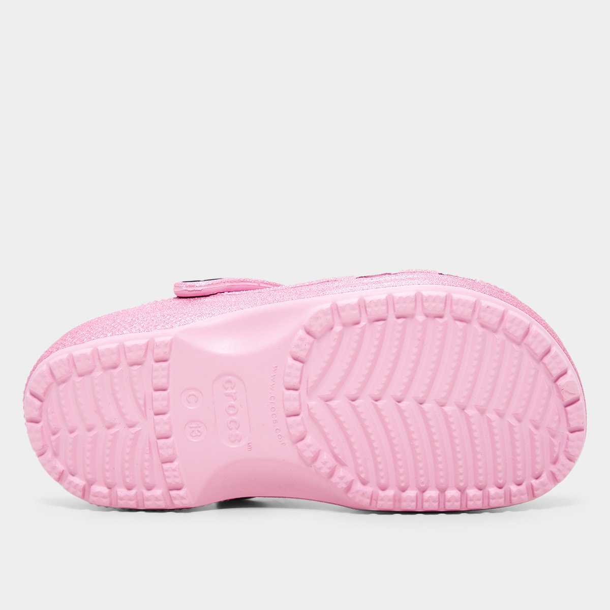 Crocs Infantil Classic Glitter Clog K Menina Pink - 29