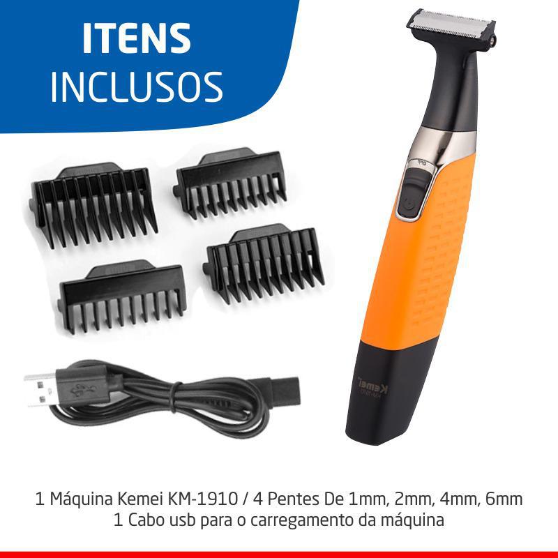 Miniatura Maquina De Barbear Kemei Profissional Km-1910