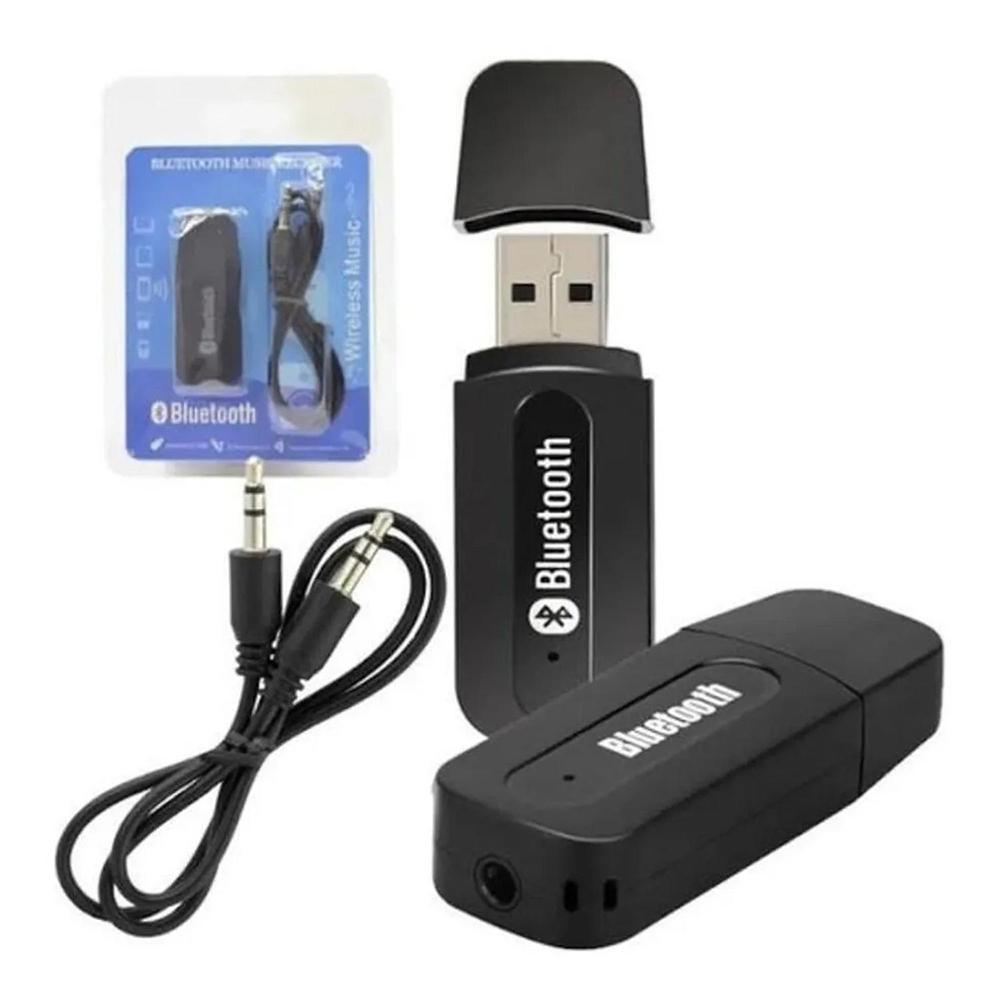 Miniatura Adaptador Bluetooth Para Carro Microfone Wireless Receiver