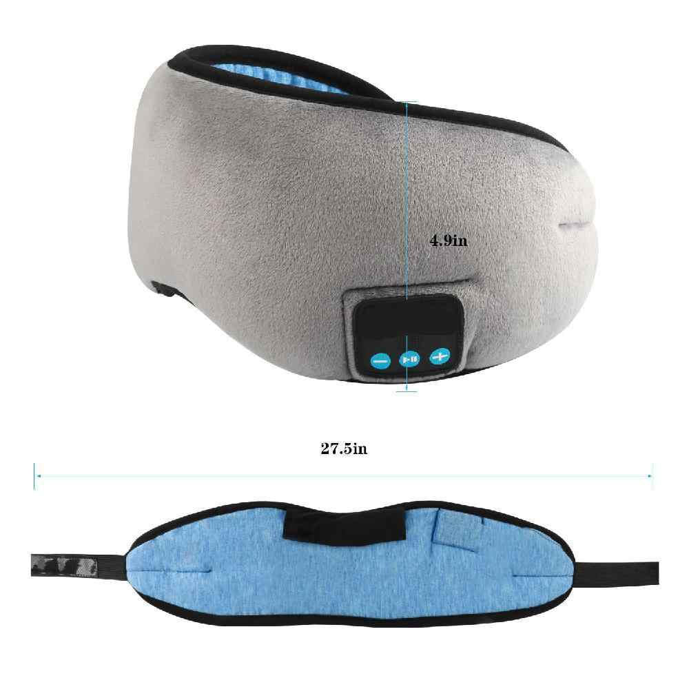 Tapa Olho Máscara Dormir Fone De Ouvido Bluetooth Confort