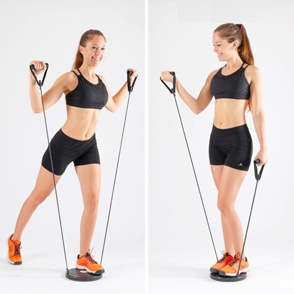 Miniatura Disco De Exercicio Corporal Equilibrio Com Elastico Corda Academia Em Casa Roda Exercicio Twist De Torção Pilates Yoga M