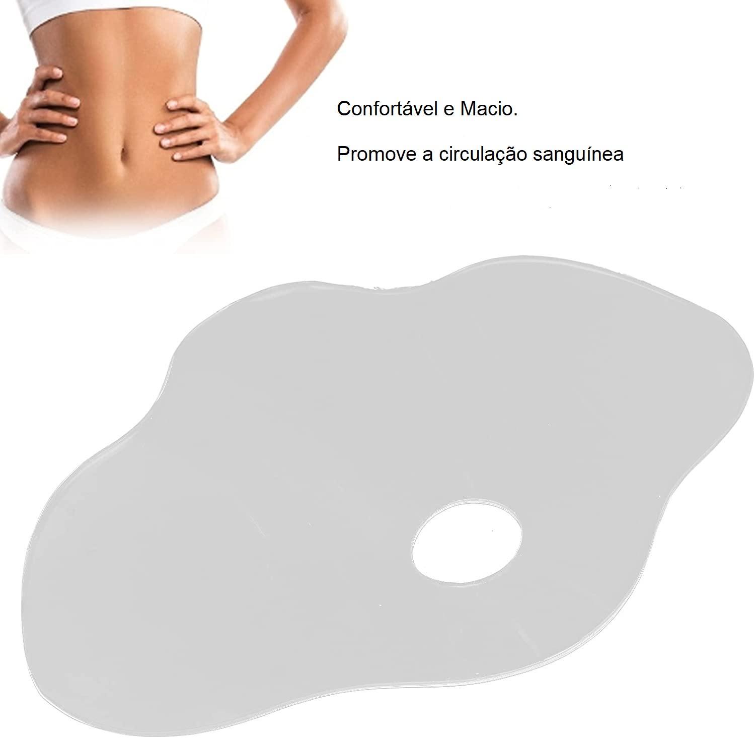 Miniatura Adesivo De Silicone Anti-Rugas Para O Abdômen E Barriga