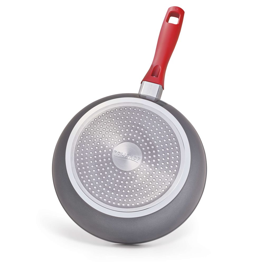 Miniatura Panelas Polishop Day By Day, Family Size, Sauté Grand e Tampa de Vidro Ichef 24cm - Vermelha | Polishop