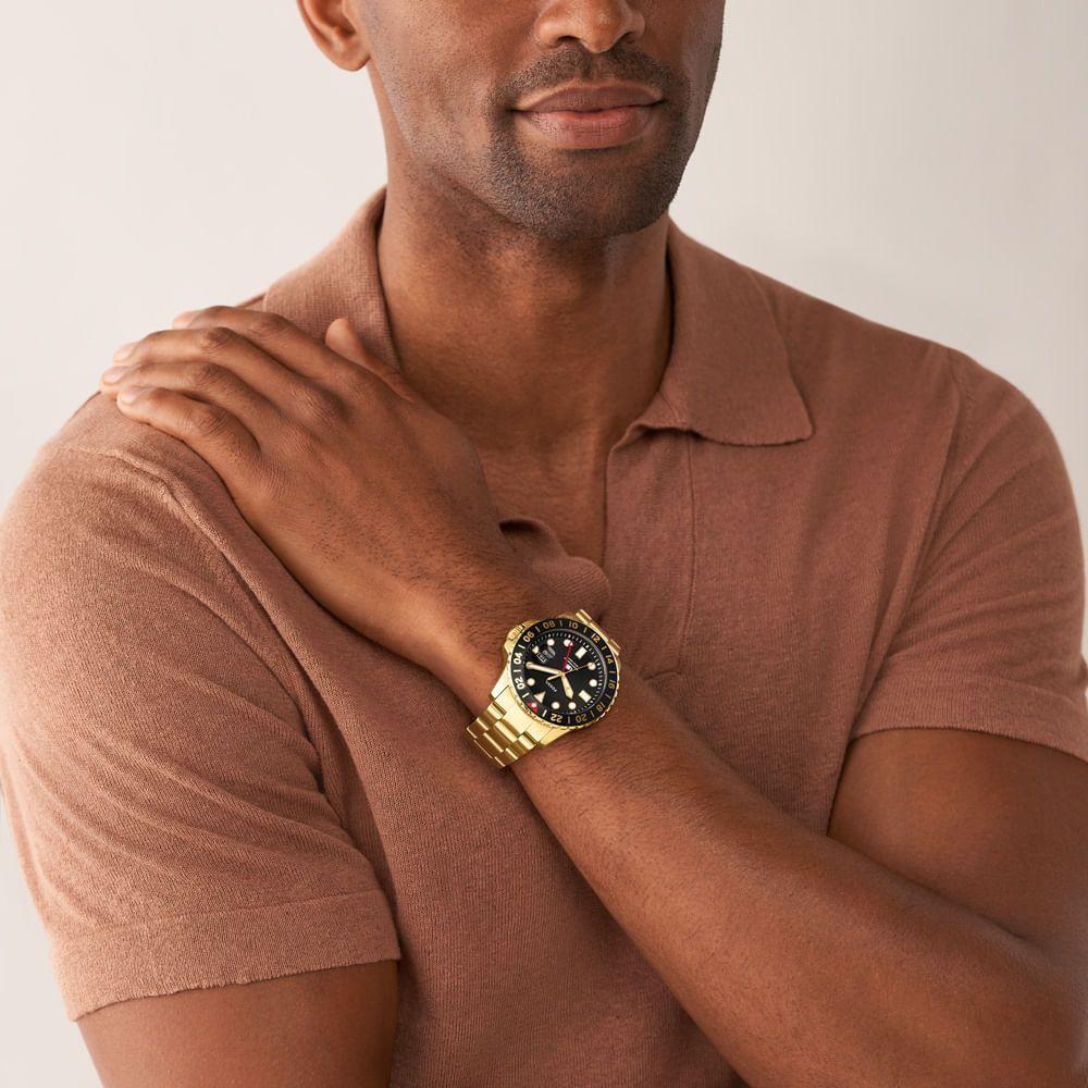 Miniatura Relógio Fossil Masculino Blue - Fs5990-1pn Fs5990-1pn