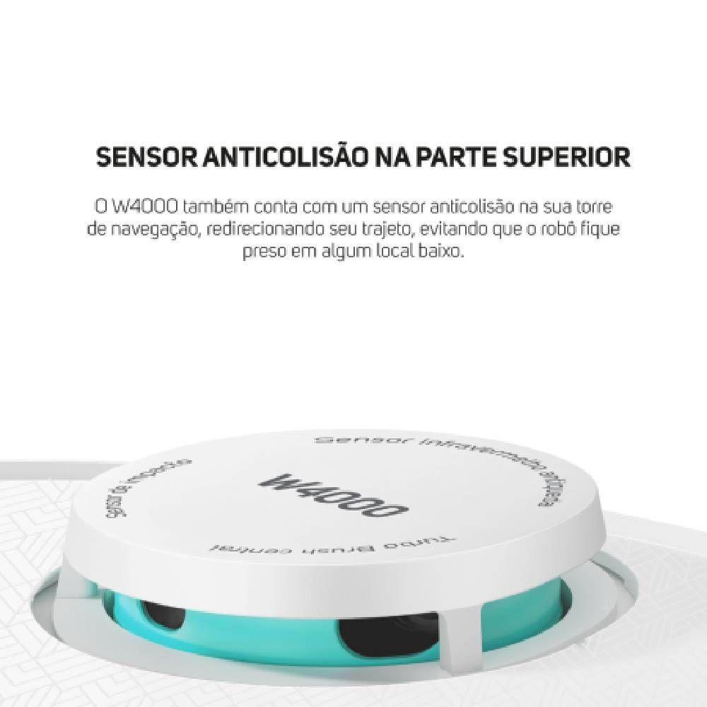 Miniatura Aspirador De Pó Robo Wap Robot W4000 3 Em 1 Smart 220V